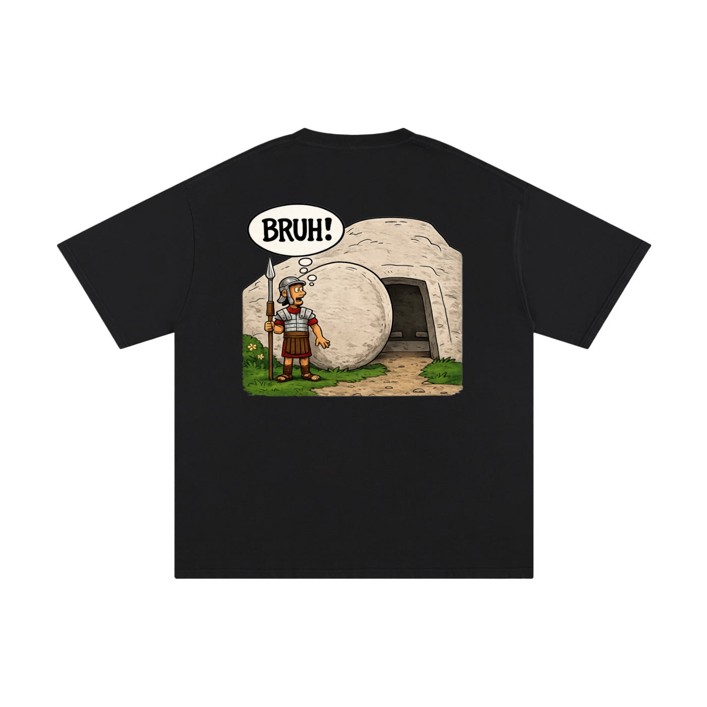 Holy Bruh “He’s Risen” (reg tee fit)